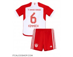 Bayern Munich Joshua Kimmich #6 Prima Maglia Bambino 2023-24 Manica Corta (+ Pantaloni corti)
